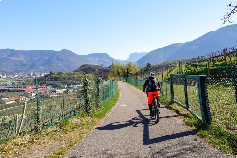 Kombireisen Suedtirol Radweg Eppan