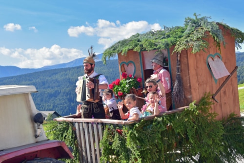 Almabtrieb und Bauernfest in Meransen mit Vincent und Fernando