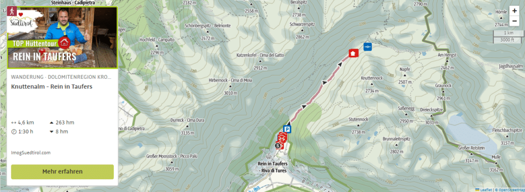 Bild Wanderung Knuttenalm