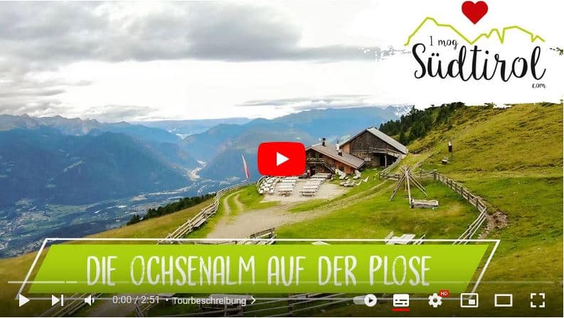 Ochsenalm Plose Video Thumbnail