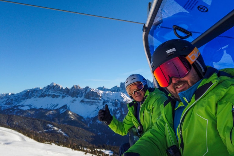 Ski Gruppenreisen Suedtirol Plose Aussicht