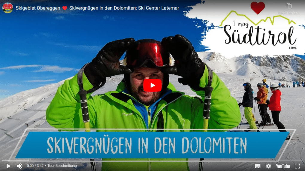 Video Skifahren Obereggen I Mog Suedtirol