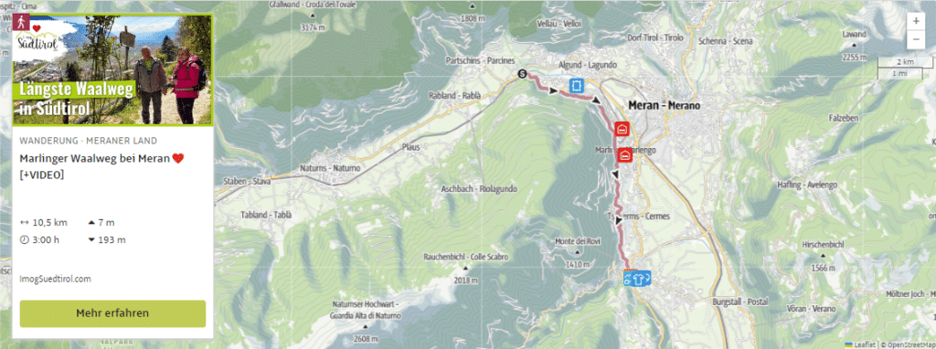 Wanderreisen Suedtirol Marlinger Waalweg052